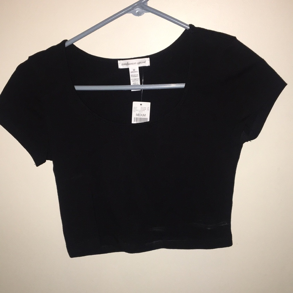 Black Crop Top